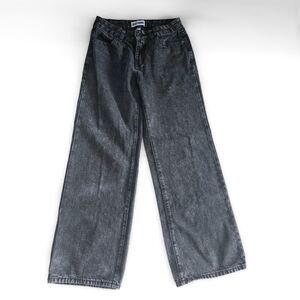 Disclosure Dark Grey Wide Leg High Rise Jeans Size 3/26